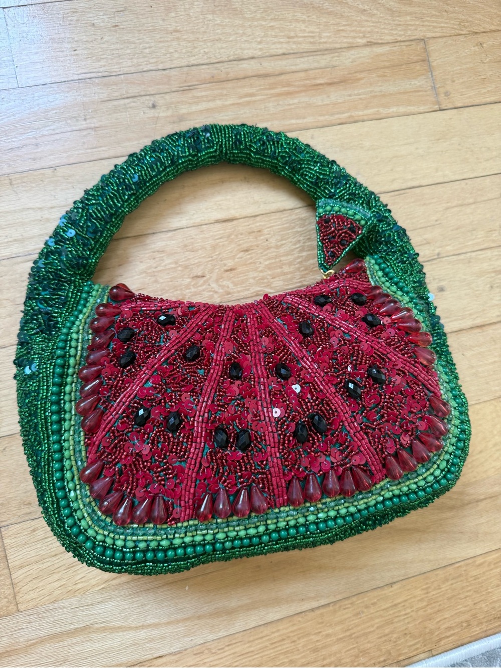 Watermelon Beaded Bag - Viral TikTok Trend NWT - Picture 1 of 6